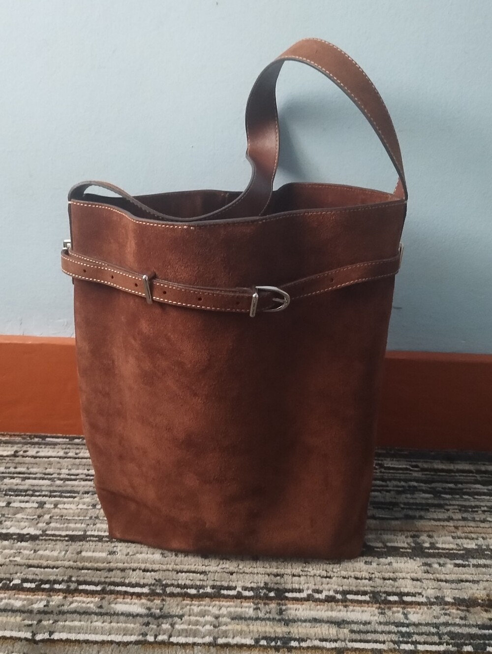 suede bag